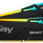 Kingston Fury Beast RGB DDR5 64GB RAM με 2x32GB Modules και Ταχύτητα 6400 για Desktop