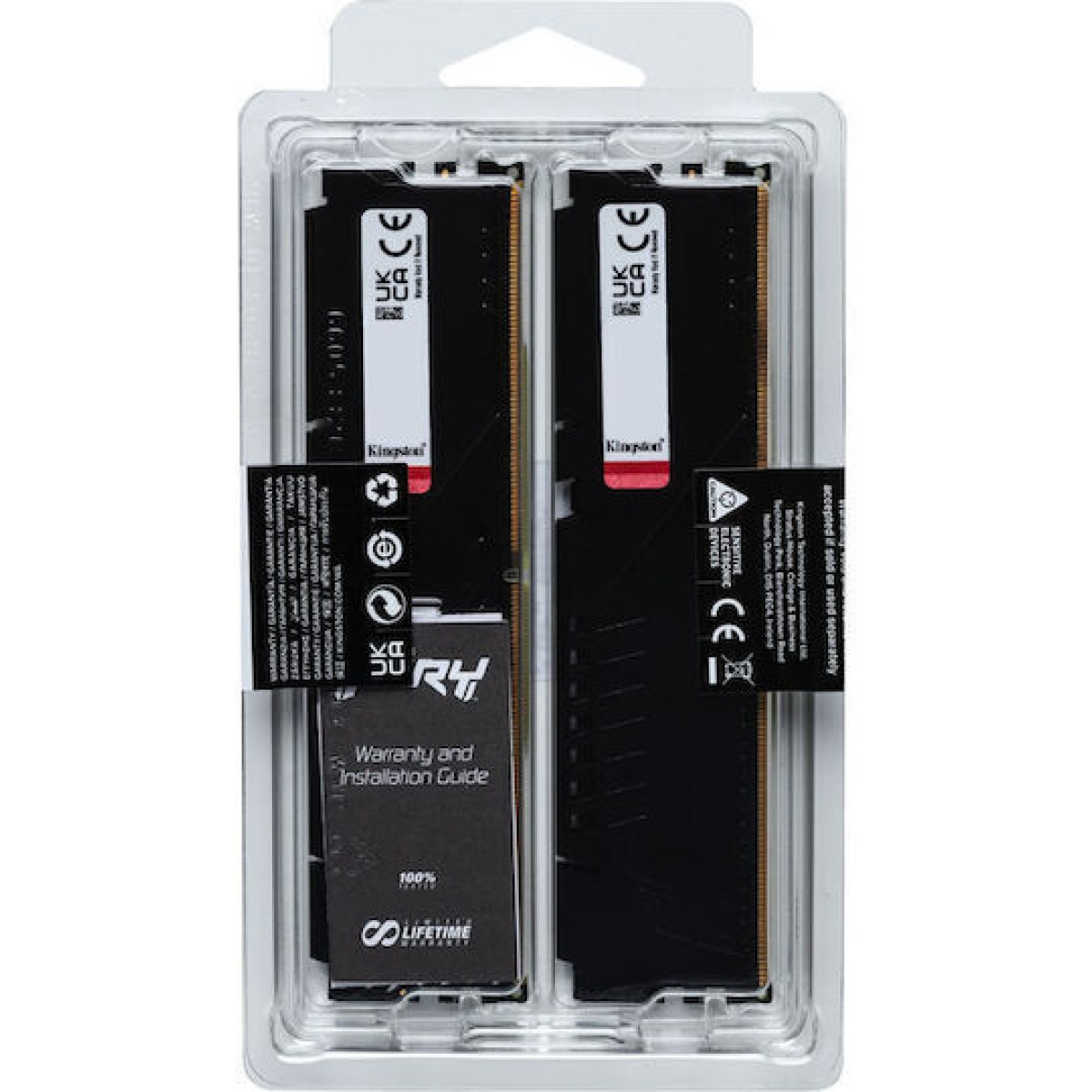 Kingston Fury Beast DDR5 32GB RAM με 2x16GB Modules και Ταχύτητα 6400 για Desktop