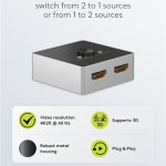 Goobay 4K/60Hz KVM & Data Switch