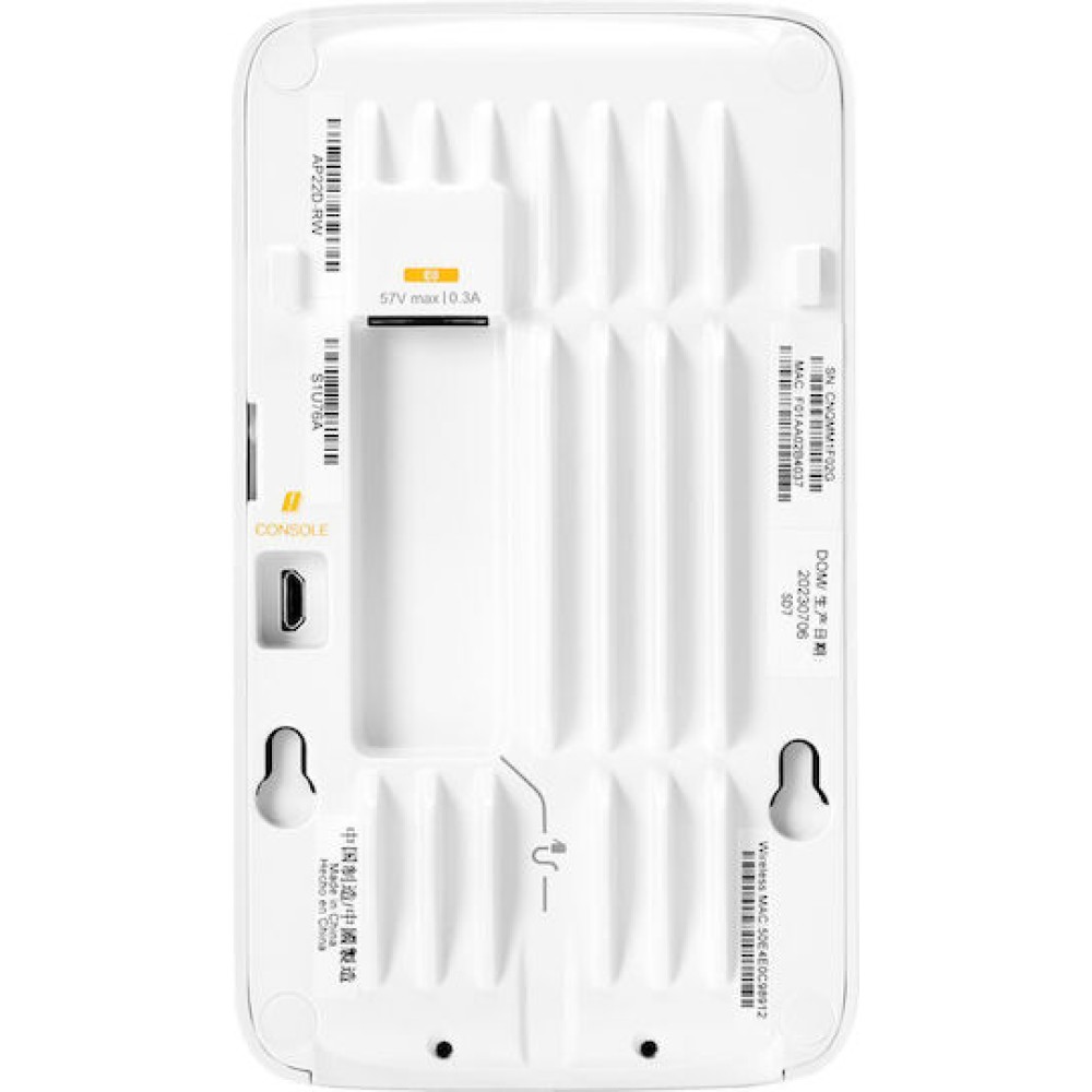HP Instant On AP22D Access Point Wi‑Fi 6 Dual Band (2.4 & 5GHz) Λευκό