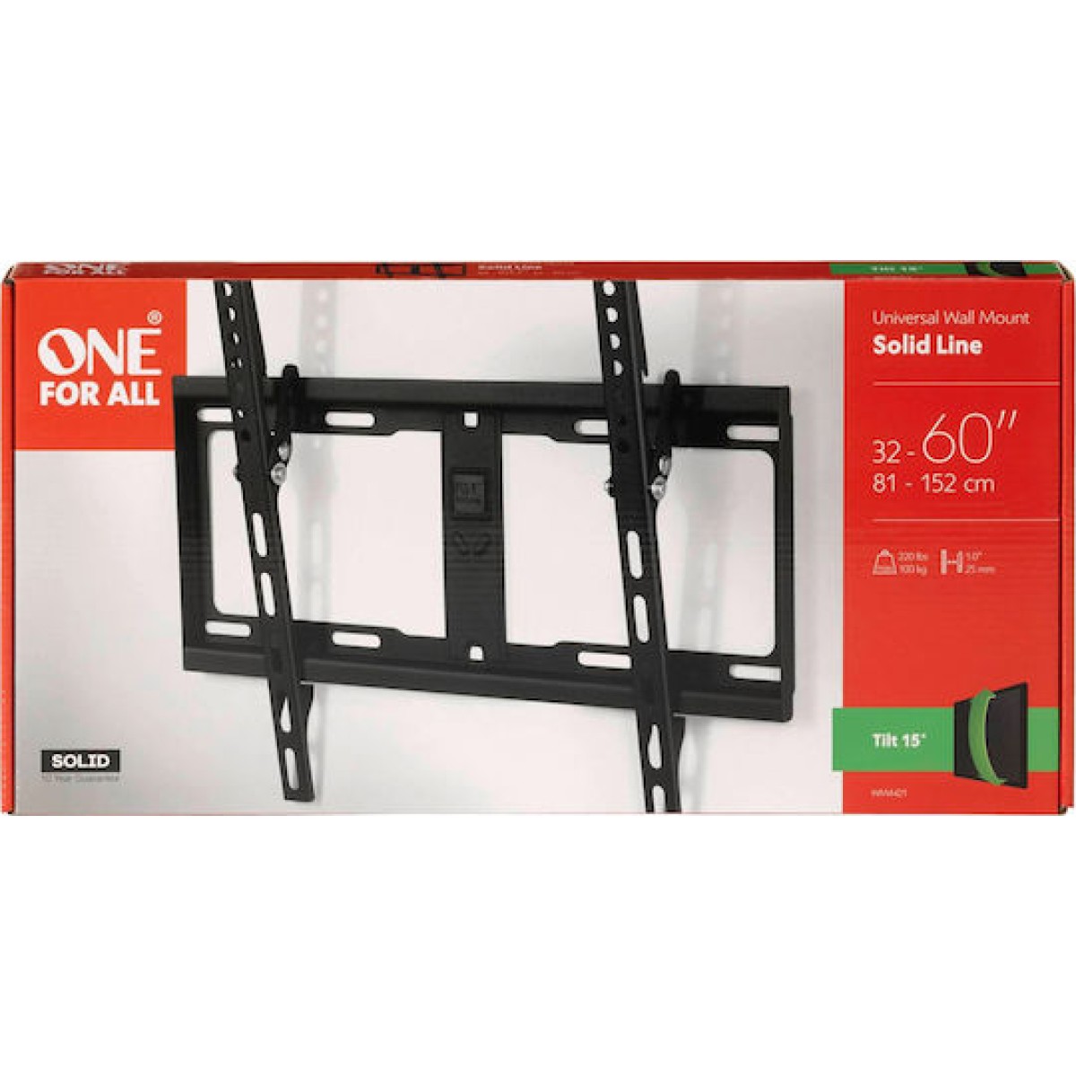 One For All WM 4421 Βάση Τηλεόρασης Τοίχου έως 60\