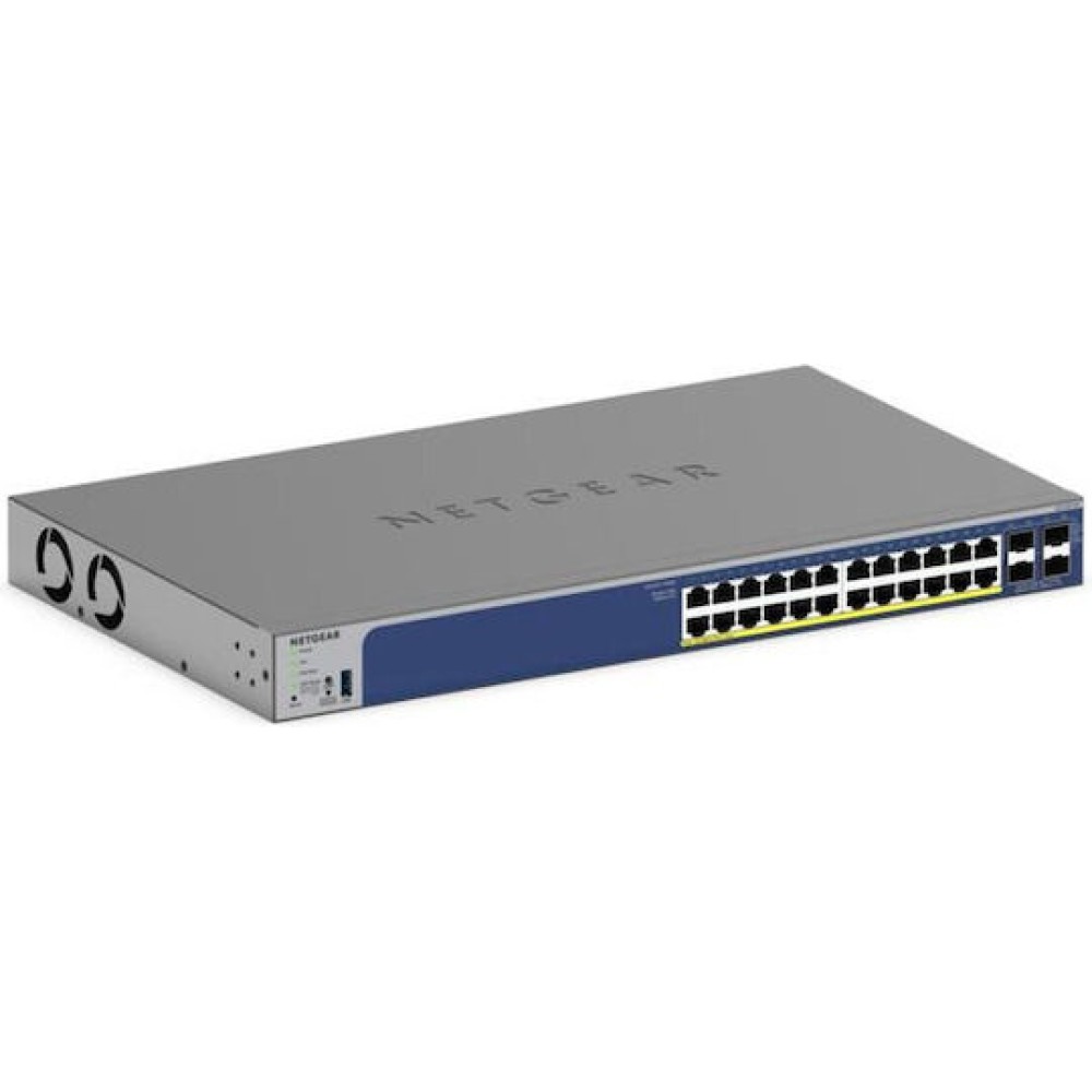 NetGear GS728TXP Unmanaged L2 PoE Switch με 24 Θύρες Gigabit (1Gbps) Ethernet