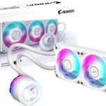 Gigabyte Aorus Waterforce X II 360 ICE Υδρόψυξη Επεξεργαστή Τριπλού Ανεμιστήρα 120mm για Socket AM4/AM5/1700/1200/115x με ARGB Φωτισμό Λευκή
