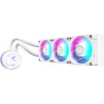 Gigabyte Aorus Waterforce X II 360 ICE Υδρόψυξη Επεξεργαστή Τριπλού Ανεμιστήρα 120mm για Socket AM4/AM5/1700/1200/115x με ARGB Φωτισμό Λευκή