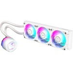 Gigabyte Aorus Waterforce X II 360 ICE Υδρόψυξη Επεξεργαστή Τριπλού Ανεμιστήρα 120mm για Socket AM4/AM5/1700/1200/115x με ARGB Φωτισμό Λευκή