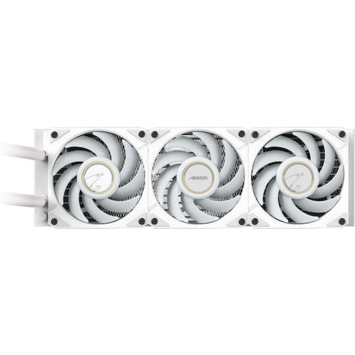 Gigabyte Aorus Waterforce X II 360 ICE Υδρόψυξη Επεξεργαστή Τριπλού Ανεμιστήρα 120mm για Socket AM4/AM5/1700/1200/115x με ARGB Φωτισμό Λευκή