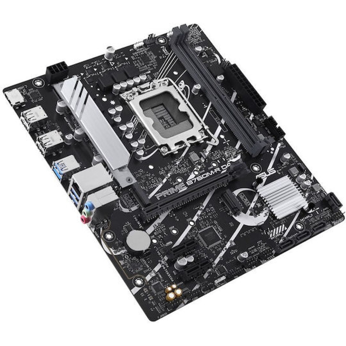 Asus Prime B760M-R D4 Motherboard Micro ATX με Intel 1700 Socket 90MB1HA0-M0EAY0