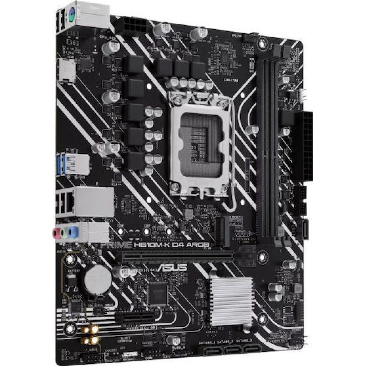 Asus Prime H610M-K D4 ARGB Motherboard Micro ATX με Intel 1700 Socket