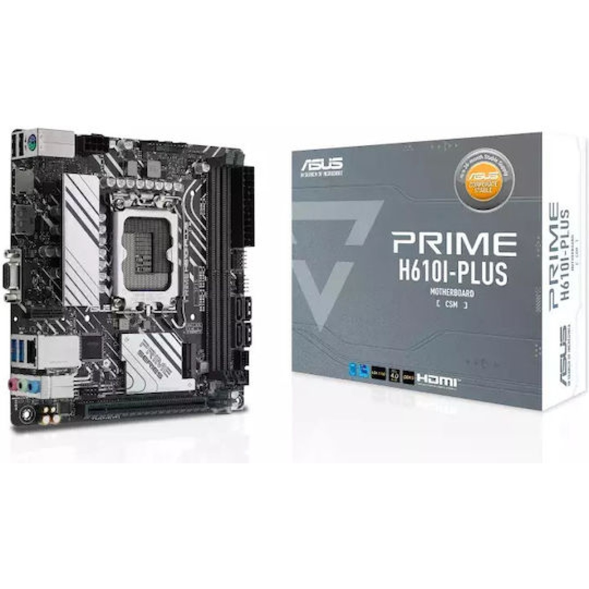 Asus Prime H610I-PLUS-CSM Motherboard Mini ITX με Intel 1700 Socket