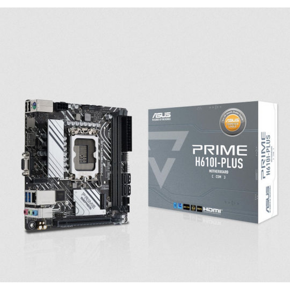 Asus Prime H610I-PLUS-CSM Motherboard Mini ITX με Intel 1700 Socket