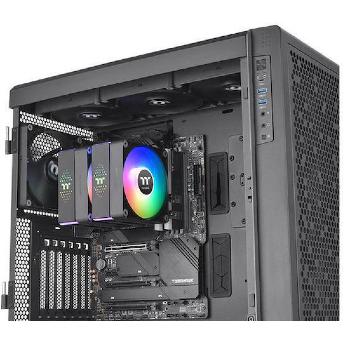 Thermaltake Astria 600 ARGB Ψύκτρα Επεξεργαστή Διπλού Ανεμιστήρα για Socket AM4/AM5/1200/115x/1700