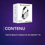 Turtle Beach Recon 70 Over Ear Gaming Headset με σύνδεση 3.5mm Λευκό