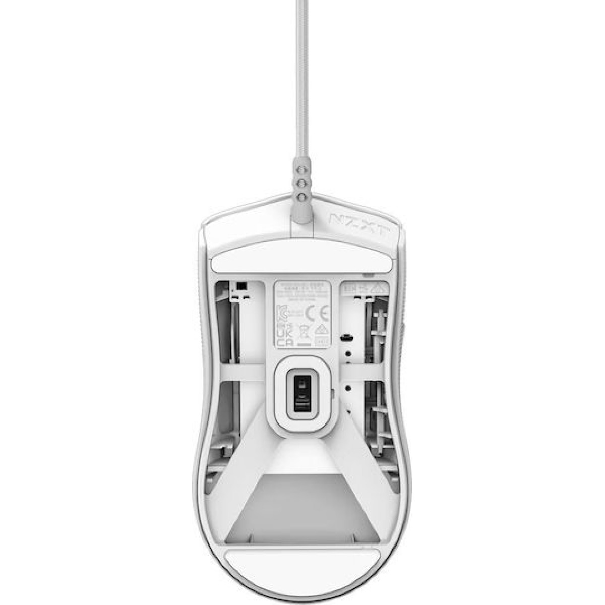 NZXT Lift 2 Symm Gaming Ποντίκι 26000 DPI Λευκό