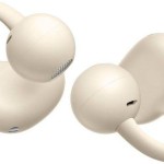 Huawei FreeClip Earbud Bluetooth Handsfree Ακουστικά με Αντοχή στον Ιδρώτα και Θήκη Φόρτισης Μπεζ