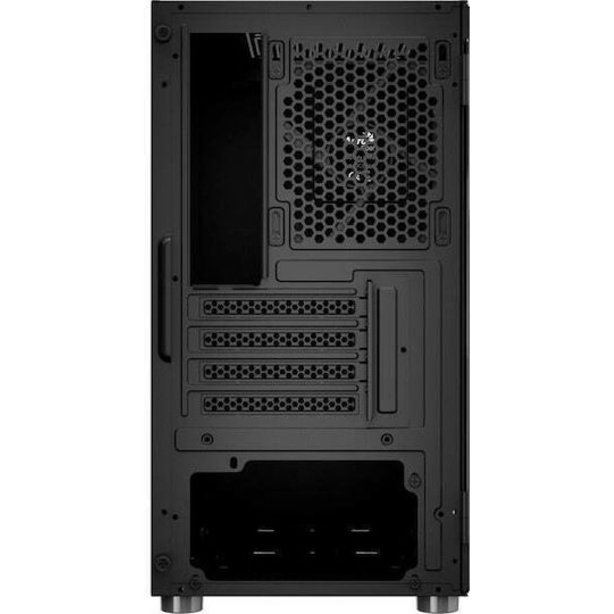 Aerocool CS111 Gaming Mini Tower Κουτί Υπολογιστή με Πλαϊνό Παράθυρο Μαύρο