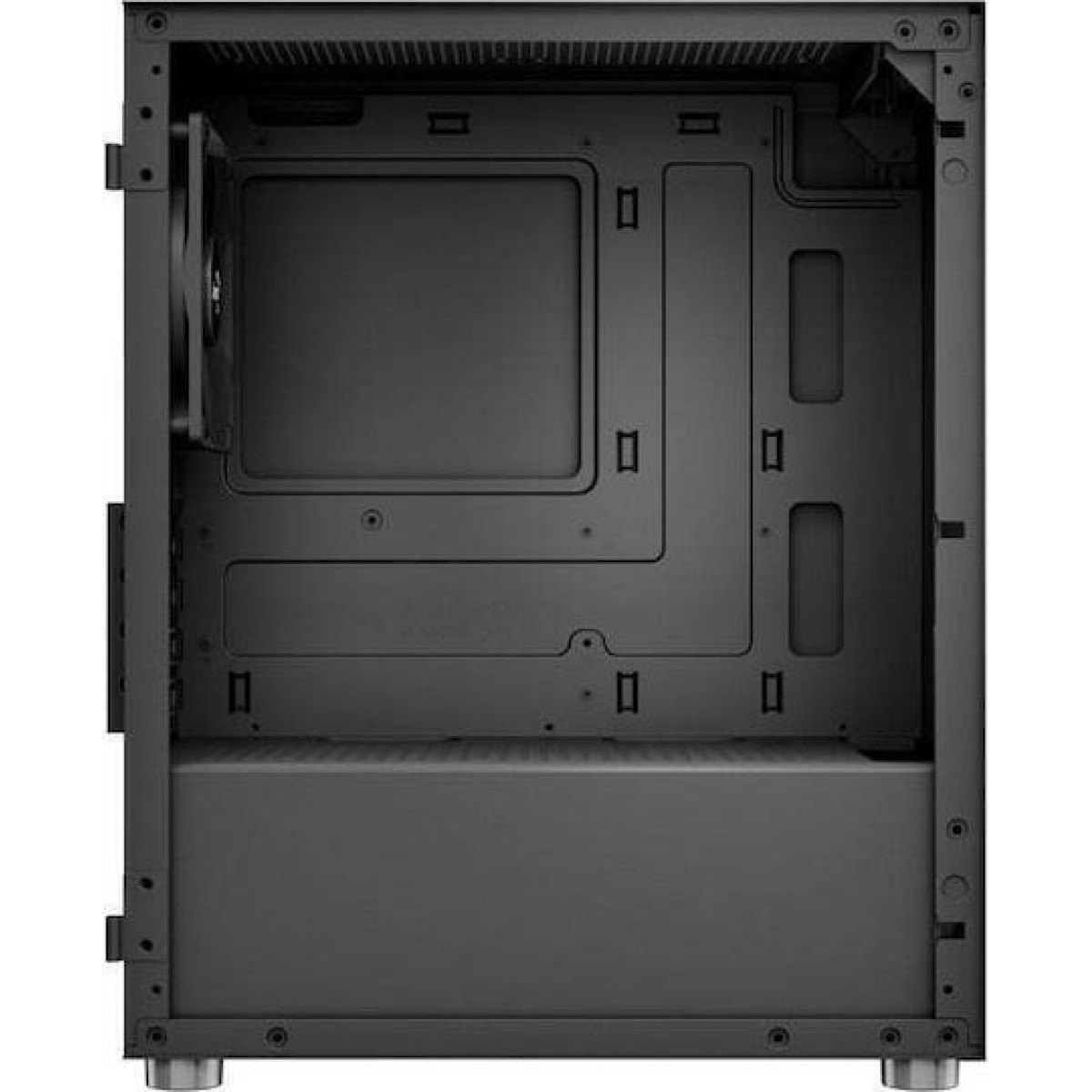 Aerocool CS111 Gaming Mini Tower Κουτί Υπολογιστή με Πλαϊνό Παράθυρο Μαύρο