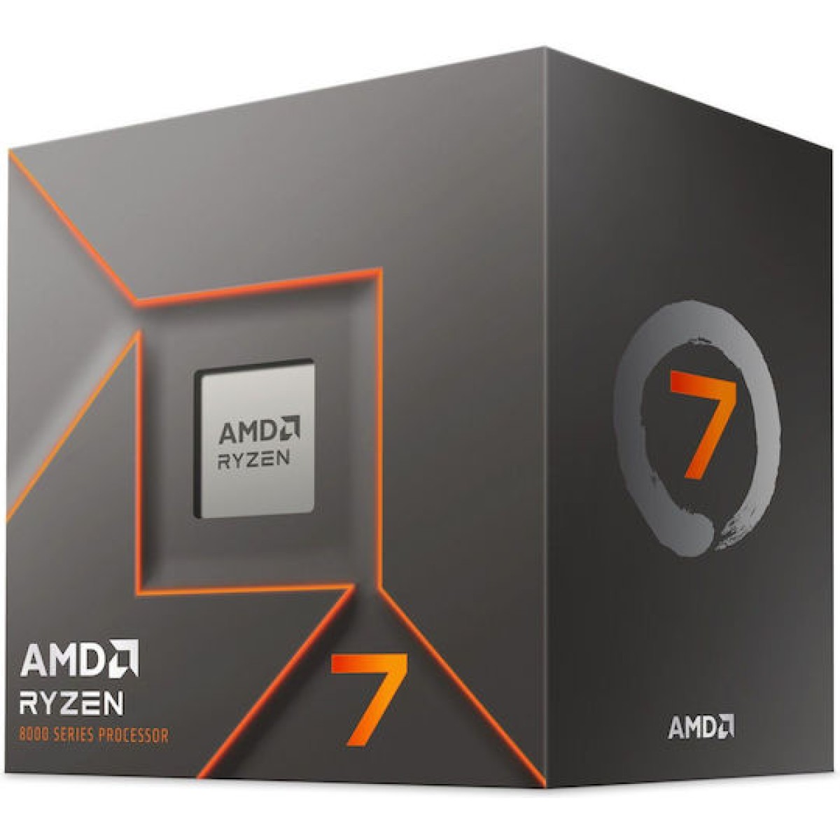 AMD Ryzen 7 8700F 4.1GHz Επεξεργαστής 8 Πυρήνων για Socket AM5 σε Κουτί με Ψύκτρα