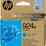 HP 924e EvoMore Γνήσιο Μελάνι Εκτυπωτή InkJet Κυανό (4K0U7NE)