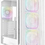 Sharkoon AK5M RGB Gaming Midi Tower Κουτί Υπολογιστή με Πλαϊνό Παράθυρο Λευκό