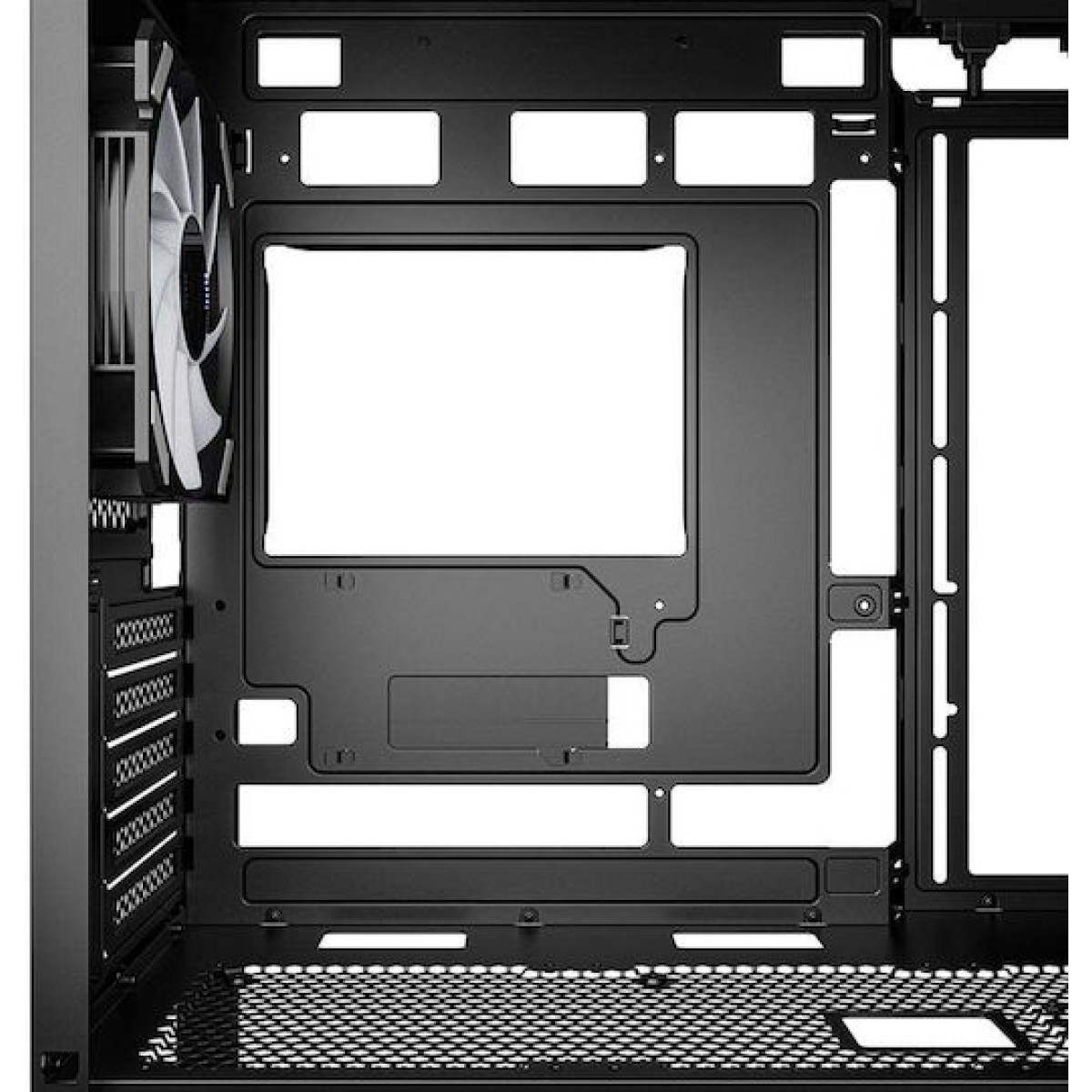 Sharkoon MK2 RGB Gaming Micro Tower Κουτί Υπολογιστή με Πλαϊνό Παράθυρο Μαύρο