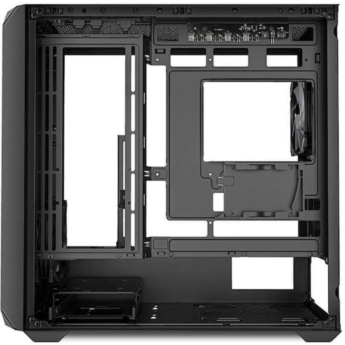 Sharkoon MK2 RGB Gaming Micro Tower Κουτί Υπολογιστή με Πλαϊνό Παράθυρο Μαύρο