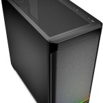 Sharkoon MK4 RGB Strip Gaming Midi Tower Κουτί Υπολογιστή με Πλαϊνό Παράθυρο Μαύρο