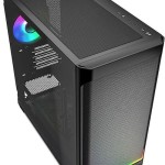 Sharkoon MK4W RGB Strip Gaming Midi Tower Κουτί Υπολογιστή με Πλαϊνό Παράθυρο Μαύρο