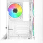 Sharkoon MK6 RGB Micro Tower Κουτί Υπολογιστή με Πλαϊνό Παράθυρο Λευκό