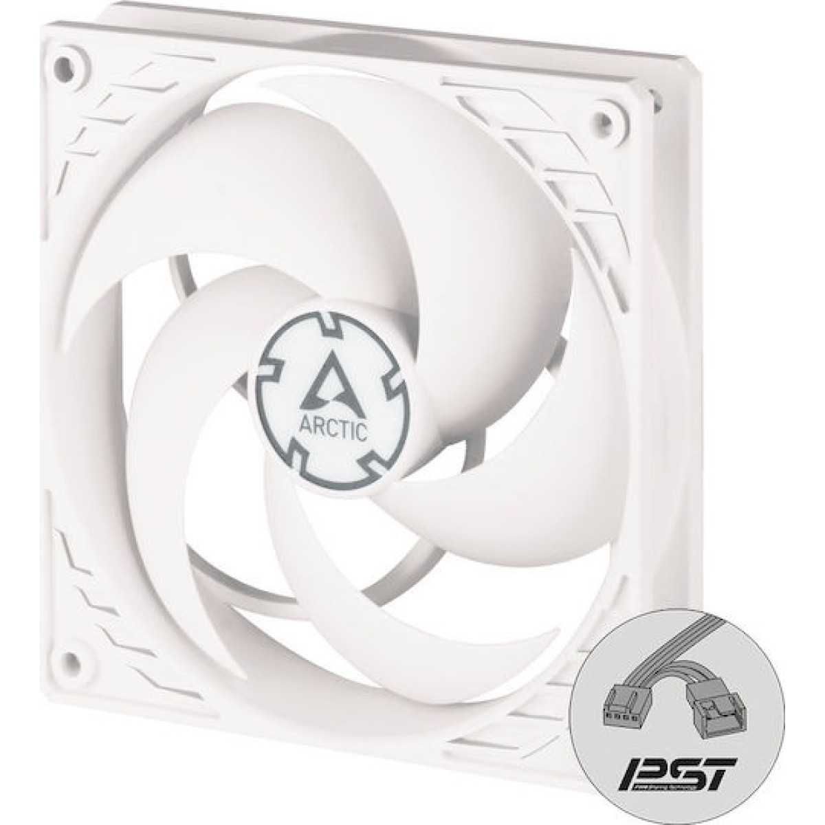 Arctic P14 PWM PST Case Fan 140mm με Σύνδεση 4-Pin Λευκό