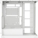 Xilence Xilent Gleam Gaming Midi Tower Κουτί Υπολογιστή με Πλαϊνό Παράθυρο και RGB Φωτισμό Λευκό