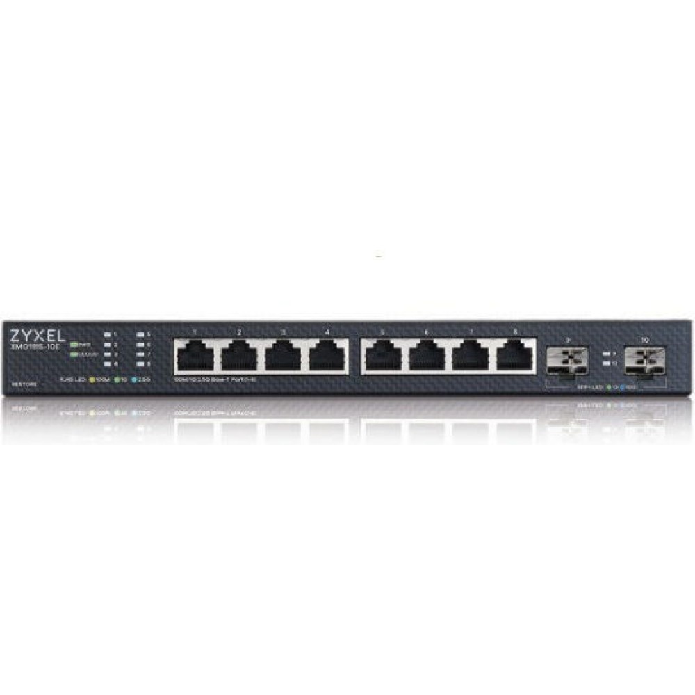 Zyxel XMG1915-10E Managed L2 Switch με 8 Θύρες Gigabit (1Gbps) Ethernet και 2 SFP Θύρες