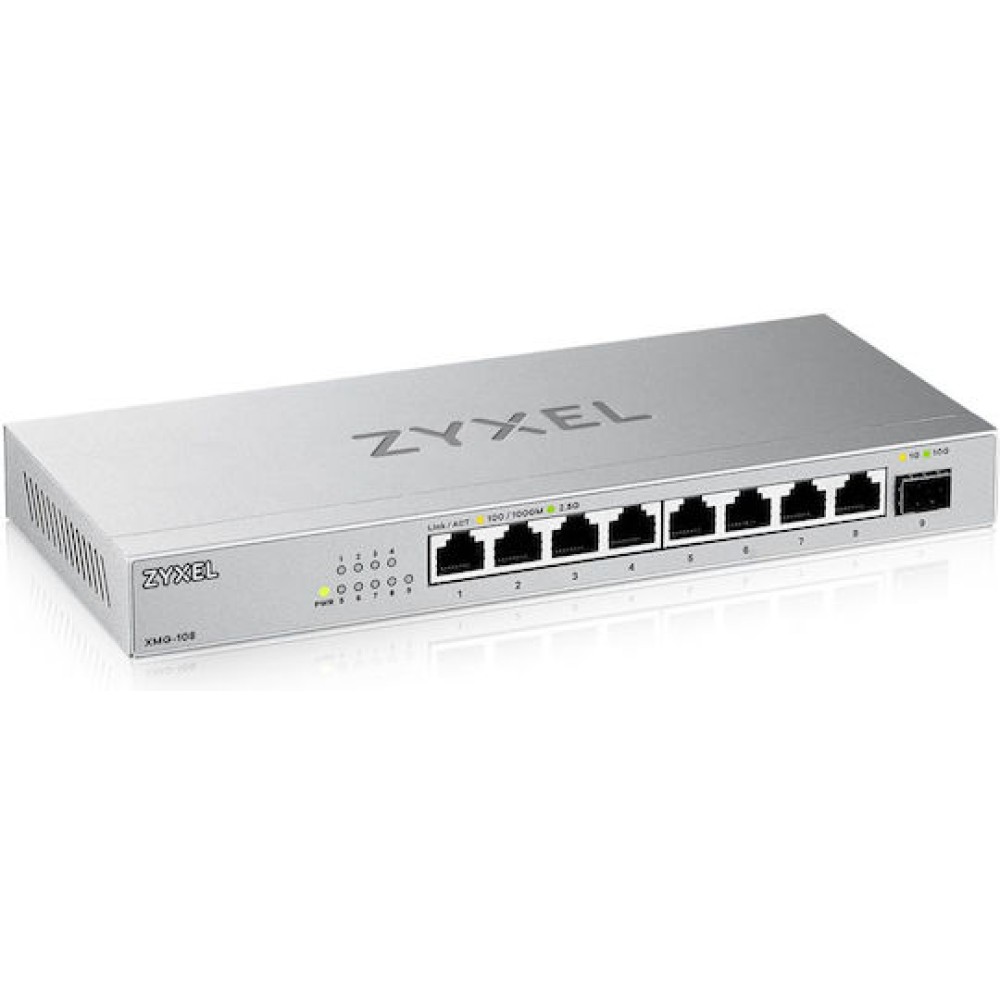 Zyxel XMG-108 Unmanaged L2 Switch με 8 Θύρες Ethernet και 1 SFP Θύρα