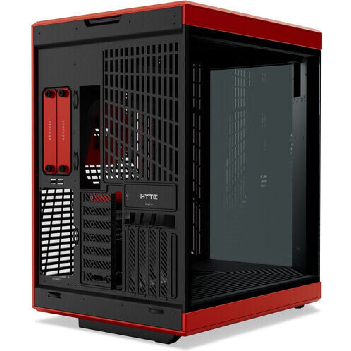HYTE Y70 Touch Infinite Gaming Midi Tower Κουτί Υπολογιστή με Πλαϊνό Παράθυρο Black Cherry