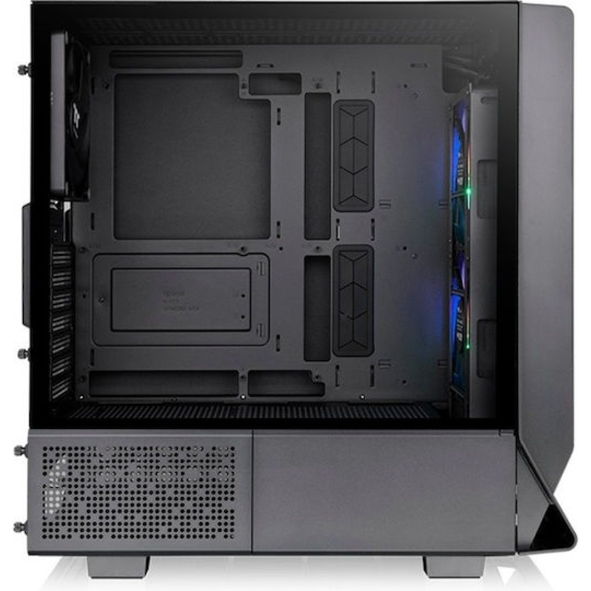 Thermaltake Ceres 350 MX Midi Tower Κουτί Υπολογιστή με Πλαϊνό Παράθυρο και RGB Φωτισμό Μαύρο