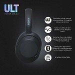 Sony ULT WEAR Ασύρματα / Ενσύρματα Over Ear Ακουστικά με 30 ώρες Λειτουργίας Μαύρα