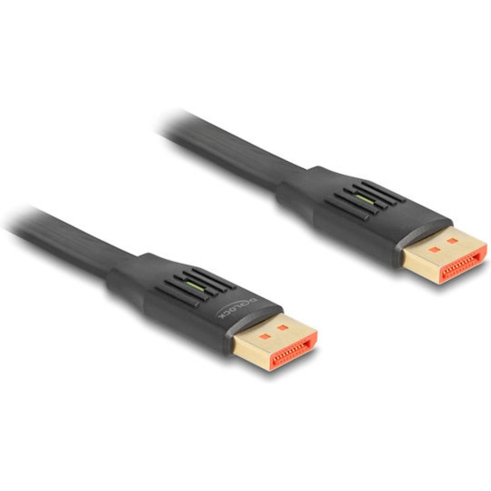 DeLock Cable DisplayPort male - DisplayPort male 2m Μαύρο (81006)