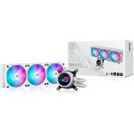 Asus ROG Strix LC III 360 (v1) Υδρόψυξη Επεξεργαστή Τριπλού Ανεμιστήρα 120mm για Socket AM4/AM5/1700/1200 με ARGB Φωτισμό Λευκή