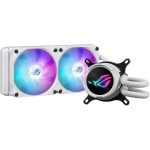 Asus ROG Strix LC III 240 (v2) Υδρόψυξη Επεξεργαστή Διπλού Ανεμιστήρα 120mm για Socket AM4/AM5/1700/1200 με ARGB Φωτισμό Λευκή
