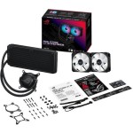 Asus ROG Strix LC III 240 (v1) Υδρόψυξη Επεξεργαστή Διπλού Ανεμιστήρα 120mm για Socket AM4/AM5/1700/1200 με ARGB Φωτισμό