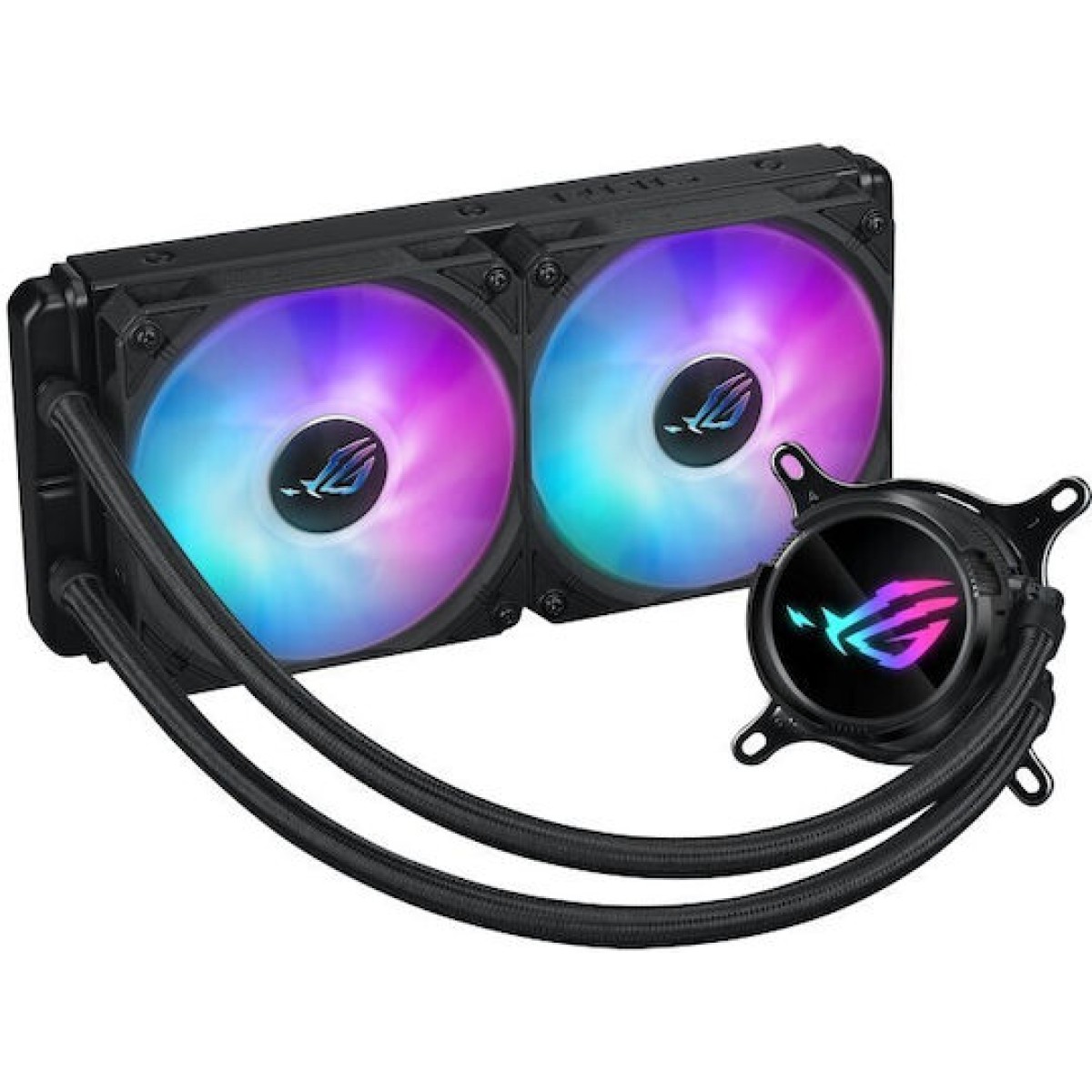 Asus ROG Strix LC III 240 (v1) Υδρόψυξη Επεξεργαστή Διπλού Ανεμιστήρα 120mm για Socket AM4/AM5/1700/1200 με ARGB Φωτισμό