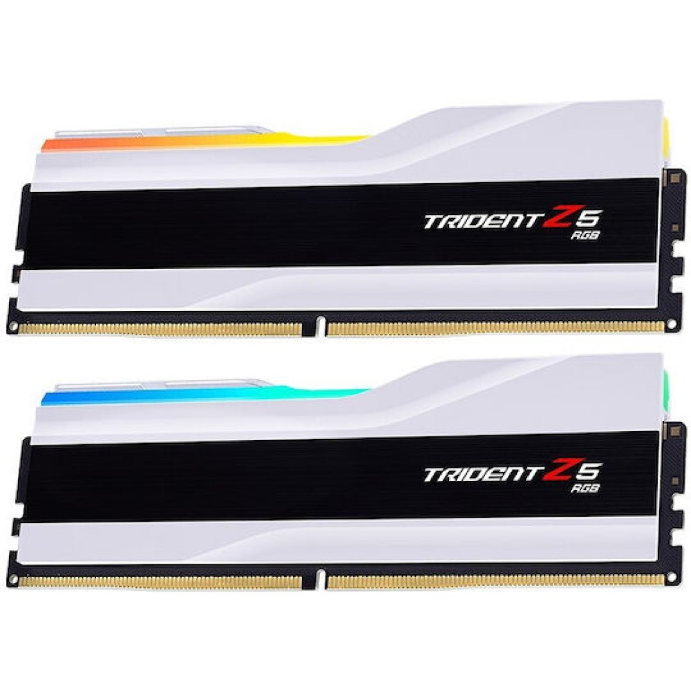 G.Skill Trident Z5 RGB XMP DDR5 32GB RAM με 2x16GB Modules και Ταχύτητα 7200 για Desktop