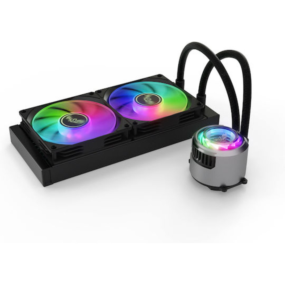 Valkyrie Jarn 240 ARGB Υδρόψυξη Επεξεργαστή Διπλού Ανεμιστήρα 120mm για Socket AM4/AM5/1700/1200/115x