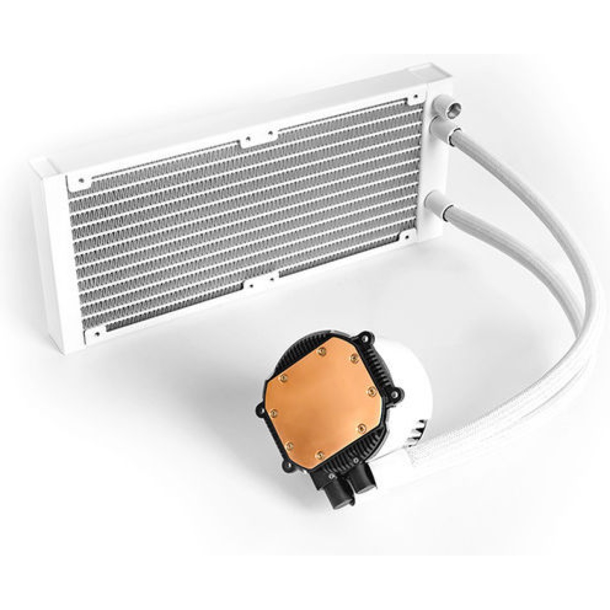 Valkyrie Jarn 240 ARGB Υδρόψυξη Επεξεργαστή Διπλού Ανεμιστήρα 120mm για Socket AM4/AM5/1700/1200/115x Λευκή