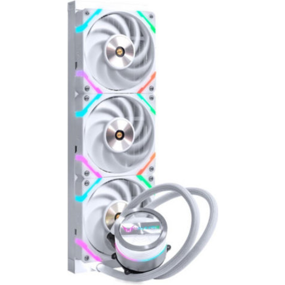Valkyrie Dragonfang 360 Υδρόψυξη Επεξεργαστή Τριπλού Ανεμιστήρα 120mm για Socket AM4/AM5/1700/1200/115x με ARGB Φωτισμό Λευκή