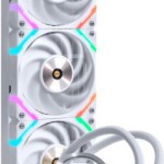 Valkyrie Dragonfang 360 Υδρόψυξη Επεξεργαστή Τριπλού Ανεμιστήρα 120mm για Socket AM4/AM5/1700/1200/115x με ARGB Φωτισμό Λευκή