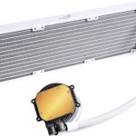 Valkyrie Dragonfang 360 Υδρόψυξη Επεξεργαστή Τριπλού Ανεμιστήρα 120mm για Socket AM4/AM5/1700/1200/115x με ARGB Φωτισμό Λευκή