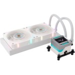 Valkyrie Syn 240 ARGB Υδρόψυξη Επεξεργαστή Διπλού Ανεμιστήρα 120mm για Socket AM4/AM5/1700/1200/115x Λευκή
