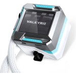 Valkyrie Syn 240 ARGB Υδρόψυξη Επεξεργαστή Διπλού Ανεμιστήρα 120mm για Socket AM4/AM5/1700/1200/115x Λευκή