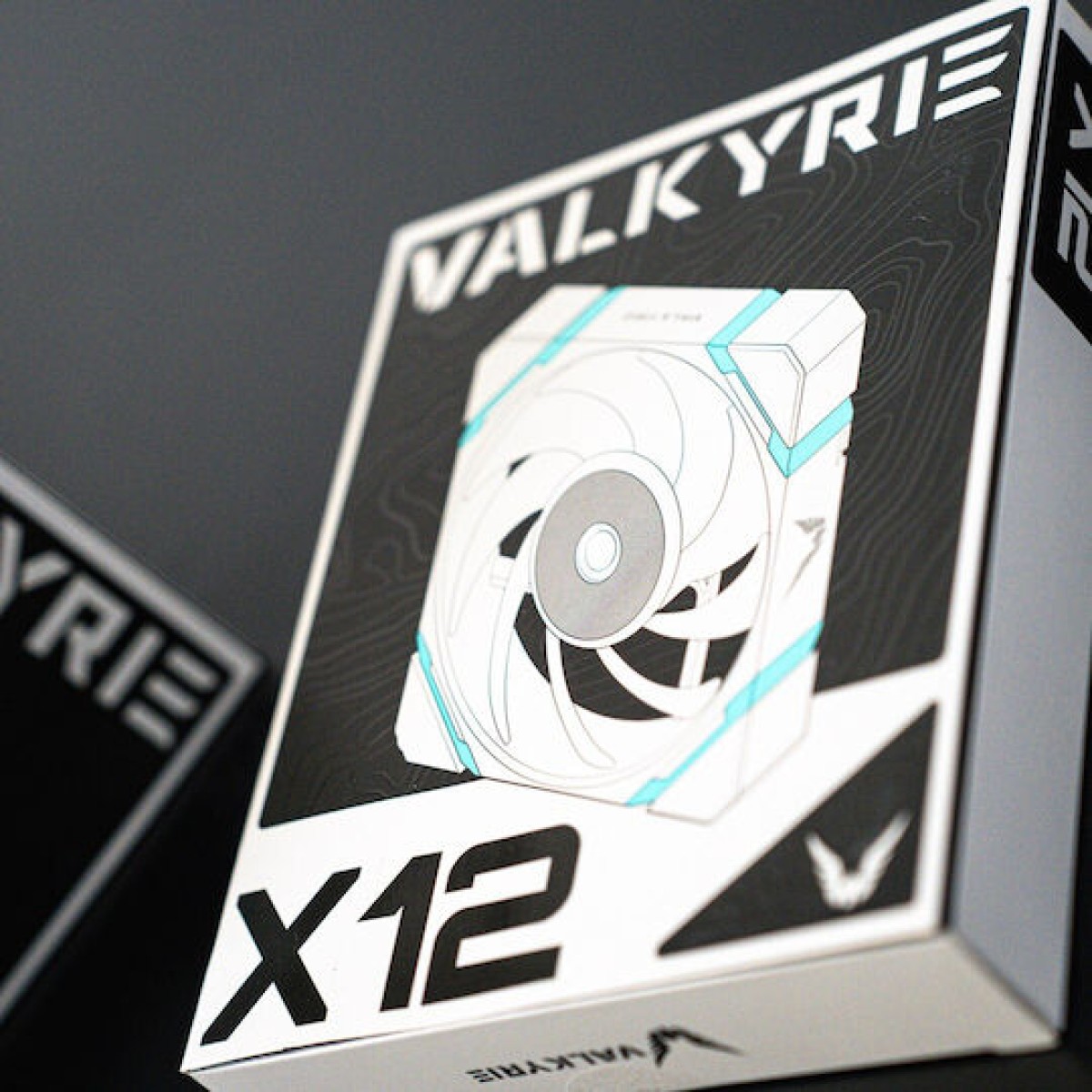 Valkyrie V12F Case Fan 120mm με ARGB Φωτισμό και Σύνδεση 4-Pin PWM Λευκό