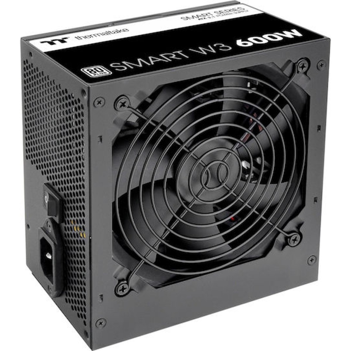 Thermaltake Smart W3 600W Μαύρο Τροφοδοτικό Υπολογιστή Full Wired 80 Plus Standard